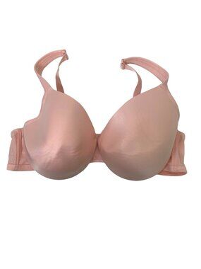 Cacique 46C Petal Pink Bra Sexy Coquette Full Coverage Underwire